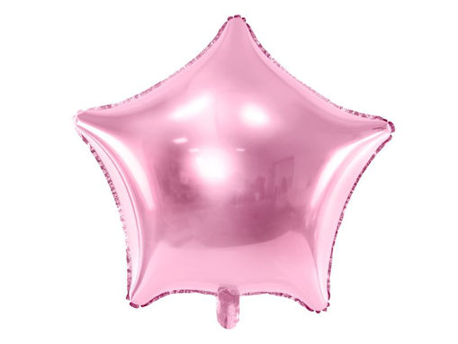 Picture of FOIL BALLOON STAR SATIN PALE PINK 18 INCH
